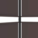 3-panels rumdeler 150x200 cm stof brun