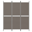 3-panels rumdeler 150x200 cm stof antracitgrå