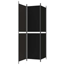 3-panels rumdeler 150x200 cm stof sort