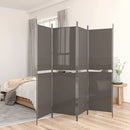 4-panels rumdeler 200x200 cm stof antracitgrå