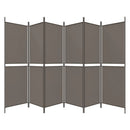 5-panels rumdeler 300x200 cm stof antracitgrå