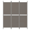 3-panels rumdeler 150x220 cm stof antracitgrå