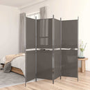 4-panels rumdeler 200x220 cm stof antracitgrå