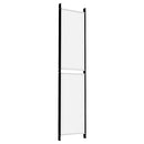 5-panels rumdeler 250x220 cm stof hvid