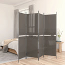 5-panels rumdeler 250x220 cm stof antracitgrå