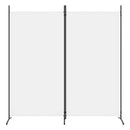 2-panels rumdeler 175x180 cm stof hvid