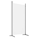 2-panels rumdeler 175x180 cm stof hvid