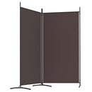 2-panels rumdeler 175x180 cm stof brun