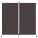 2-panels rumdeler 175x180 cm stof brun