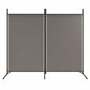 2-panels rumdeler 175x180 cm stof antracitgrå