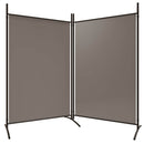 2-panels rumdeler 175x180 cm stof antracitgrå