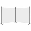 2-panels rumdeler 348x180 cm stof hvid