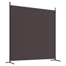 2-panels rumdeler 348x180 cm stof brun