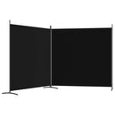 2-panels rumdeler 348x180 cm stof sort