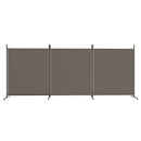 3-panels rumdeler 525x180 cm stof antracitgrå