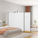 4-panels rumdeler 698x180 cm stof hvid