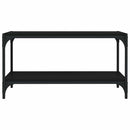 tv-bord 80x33x41 cm konstrueret træ og stål sort