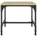 sideborde 2 stk. 40x40x35 cm konstrueret træ sonoma-eg