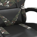 drejelig gamingstol kunstlæder sort og camouflage