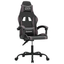 drejelig gamingstol kunstlæder sort og grå