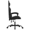 drejelig gamingstol kunstlæder sort