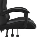 drejelig gamingstol kunstlæder sort