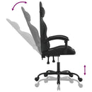 drejelig gamingstol kunstlæder sort