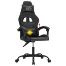 drejelig gamingstol kunstlæder sort