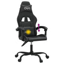 drejelig gamingstol kunstlæder sort