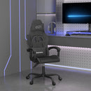 drejelig gamingstol kunstlæder sort