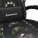 drejelig gamingstol kunstlæder sort og camouflage