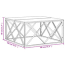 sofabord rustfrit stål og massivt genbrugstræ guldfarvet