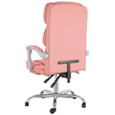 kontorstol kunstlæder pink