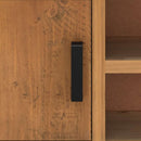 tv-bord 90x30x40 cm massivt fyrretræ brun