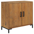 skænk 75x35x70 cm massivt fyrretræ brun