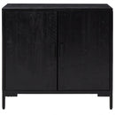 skænk 75x35x70 cm massivt fyrretræ sort
