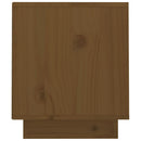 tv-bord 70x34x40 cm massivt fyrretræ gyldenbrun