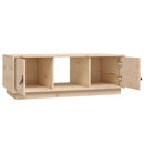 sofabord 100x50x35 cm massivt fyrretræ