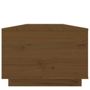 sofabord 100x50x35 cm massivt fyrretræ gyldenbrun