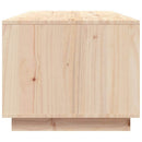 sofabord 100x50x41 cm massivt fyrretræ