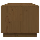sofabord 100x50x41 cm massivt fyrretræ gyldenbrun