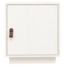 sengeborde 2 stk. 40x34x45 cm massivt fyrretræ hvid