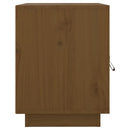 sengebord 40x34x45 cm massivt fyrretræ gyldenbrun