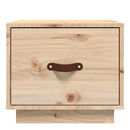 sengebord 40x34x35 cm massivt fyrretræ