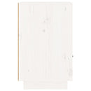 sengeborde 2 stk. 40x34x55 cm massivt fyrretræ hvid