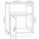sengeborde 2 stk. 40x34x55 cm massivt fyrretræ gyldenbrun