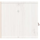 vægskabe 2 stk. 60x30x30 cm massivt fyrretræ hvid
