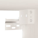 vægskab 80x30x30 cm massivt fyrretræ hvid
