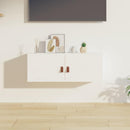 vægskab 80x30x30 cm massivt fyrretræ hvid