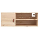 vægskab 80x30x30 cm massivt fyrretræ